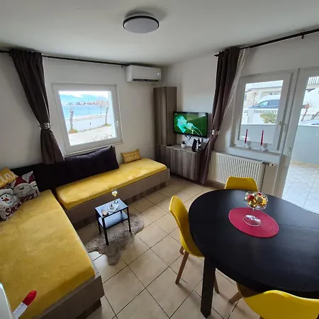 Luka's Perla First Row To The Sea, Sandy And Panoramic View Apartment Vir